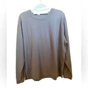 Free People Intimately NWOT Long Sleeve Crewneck Tee Gray Women’s Size XS